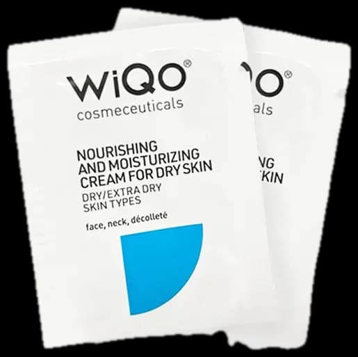 WiQo Nourishing and Moisturizing Cream for Dry Skin Sachets 1ml (200 pieces)