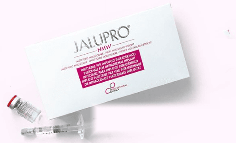 Jalupro HMW pack with vial and pre-filled syringe